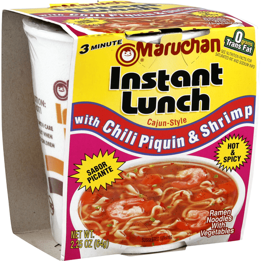 Maruchan Instant Lunch Ramen Noodle Soup Chili Piquin & Shrimp