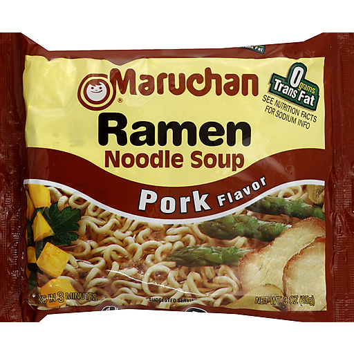 Maruchan Ramen Noodle Soup Pork Flavor 3 Oz