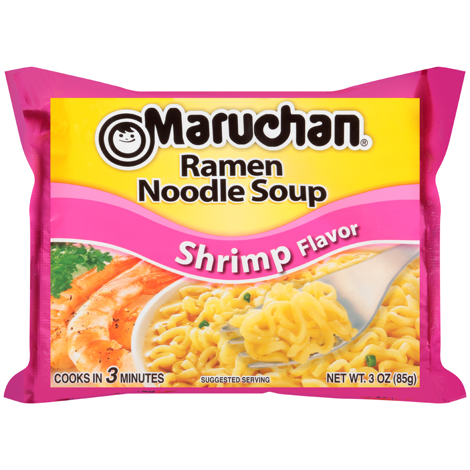 Maruchan Soup, Ramen Noodle, Shrimp Flavor