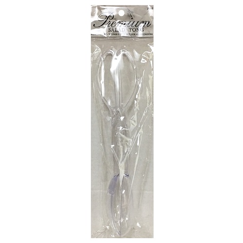 Salad Tong Clear Plastic X