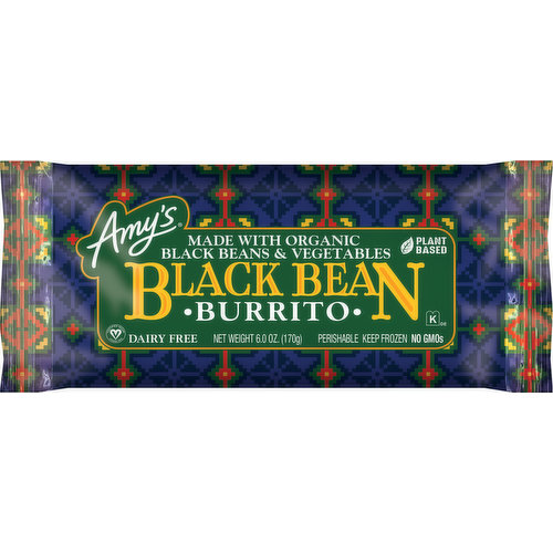 Amy's Black Bean Vegetable Burrito