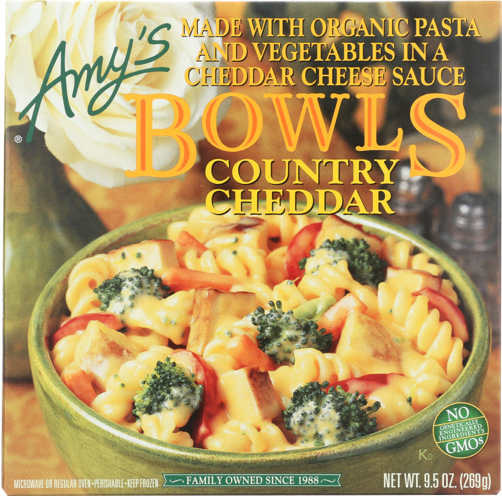 Amy's Bowls Country Cheddar Bowl 9.5 Oz