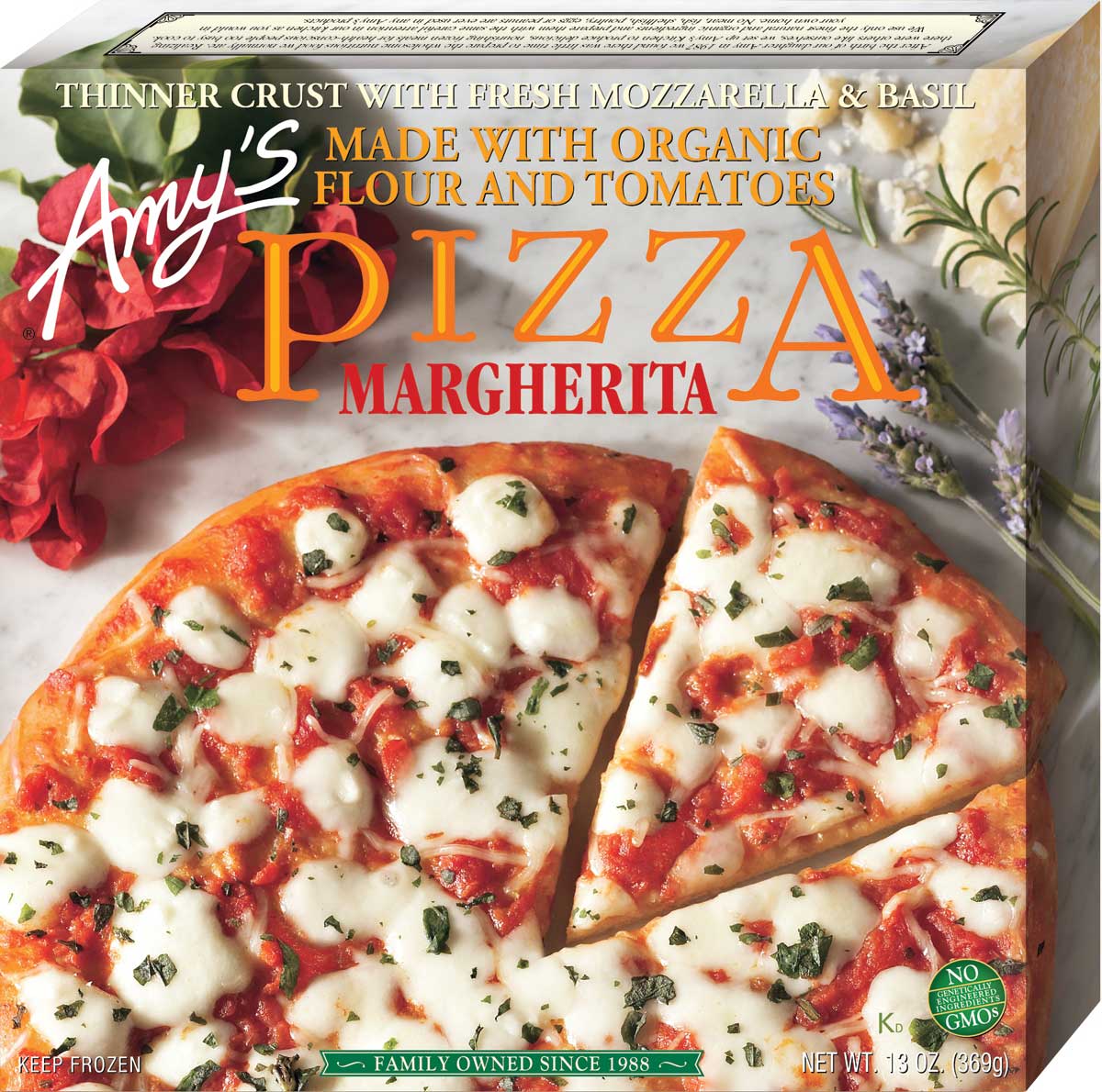 Amy's Organic Margherita Pizza, 11 Ounce -- 8 Per Case
