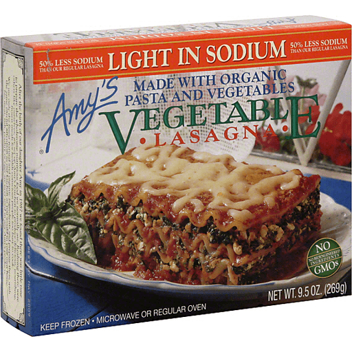 Amy's Vegetable Lasagna Low Sodium