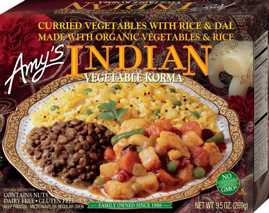 Amy's Indian Vegetable Korma Frozen Meal