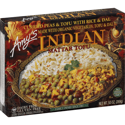 Amy's Indian Mattar Tofu, 9.5 Oz