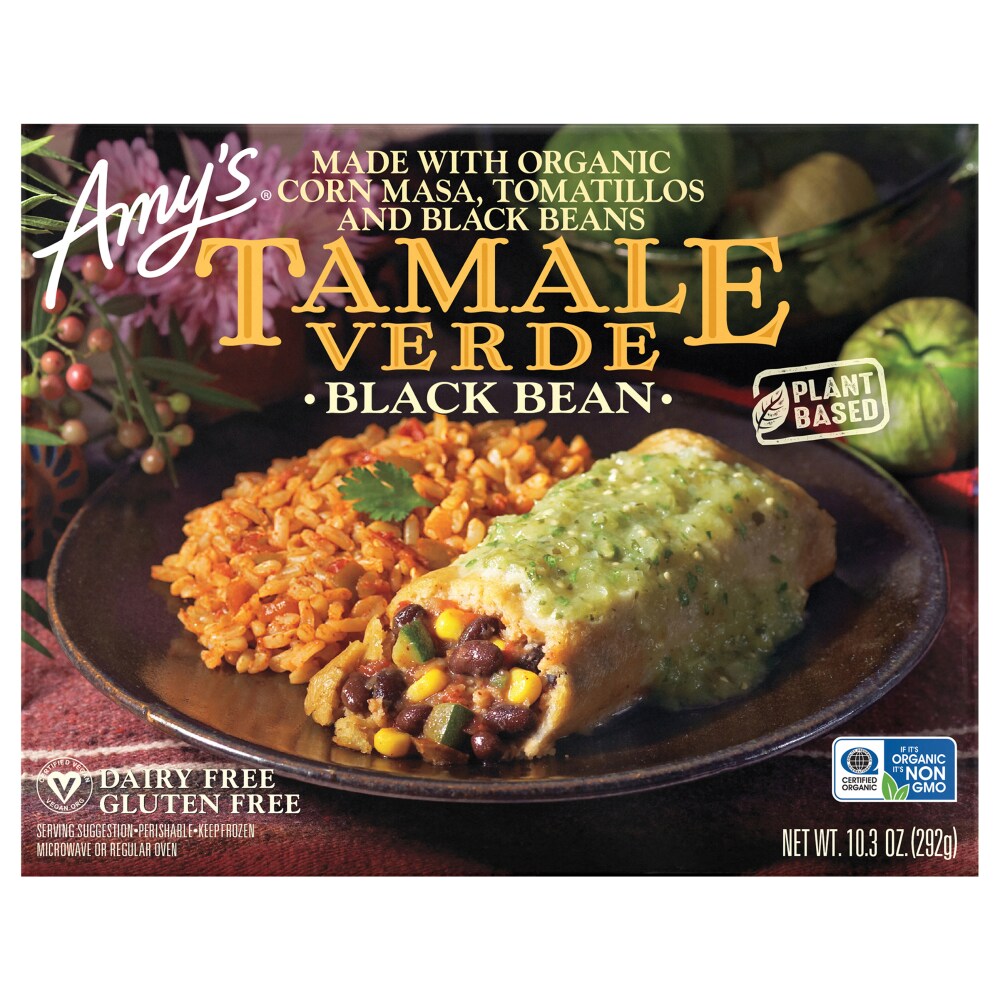 Amy's Kitchen Black Bean Tamale Verde - 9oz