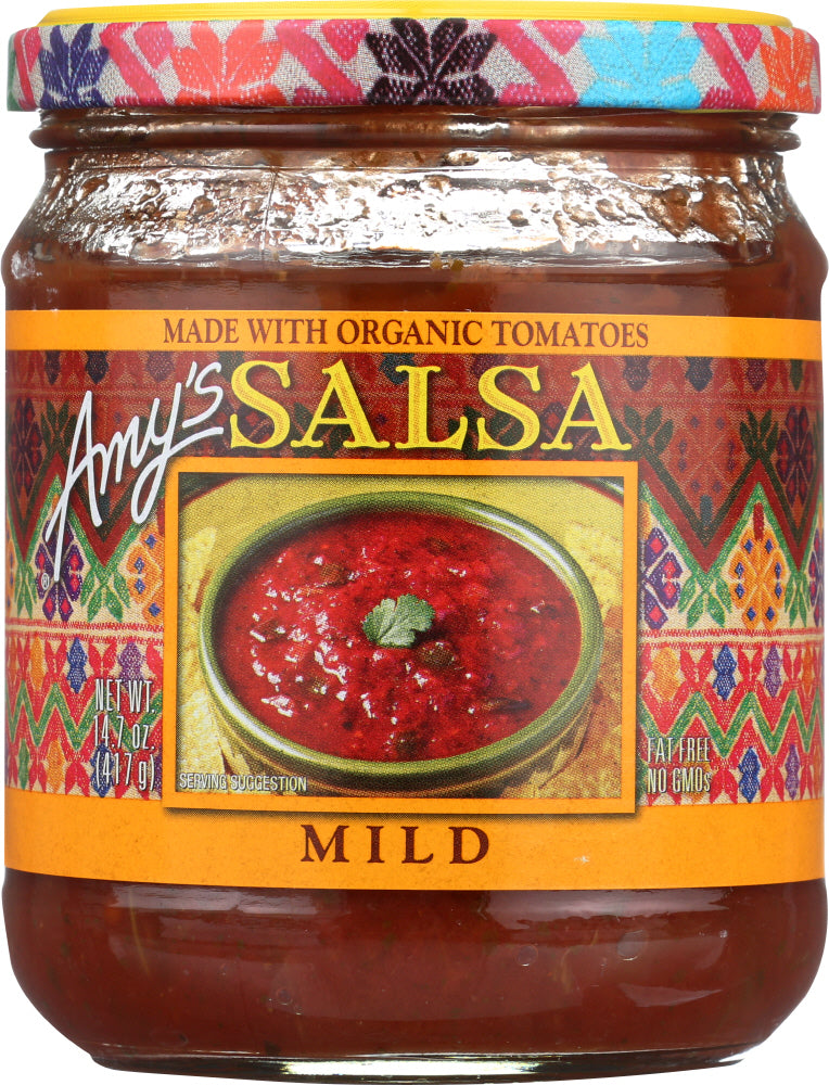 Amy's Mild Salsa - Made With Organic Ingredients - Case Of 6 - 14.7 Oz