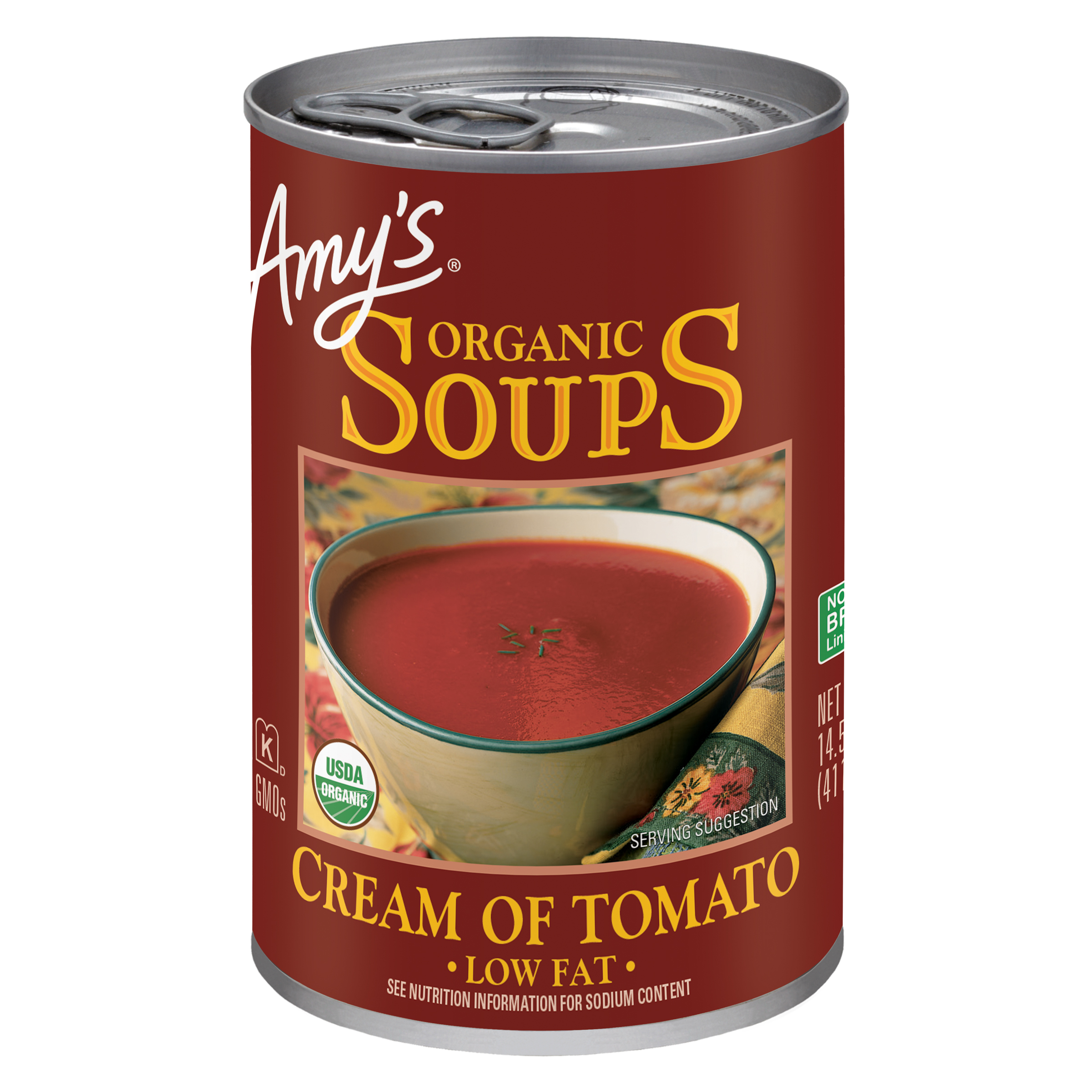 Amy's Organic Soups Cream Of Tomato Low Fat - 4.5oz