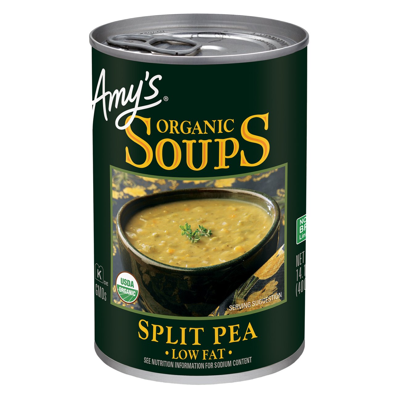 Amy's Organic Low Fat Split Pea Soup 14.1 Oz