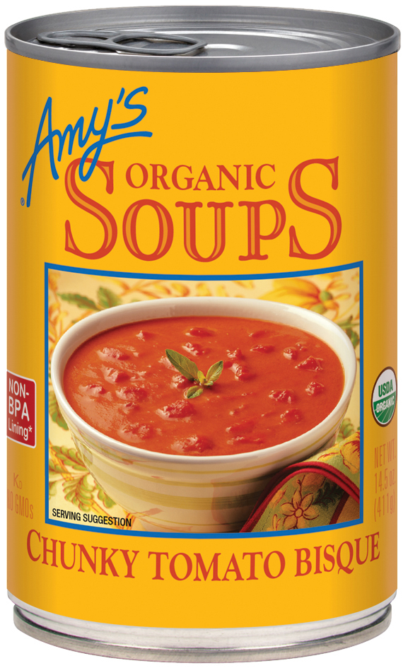 Amy's Organic Chunky Tomato Bisque Soup - Case Of 12/14.5 Oz