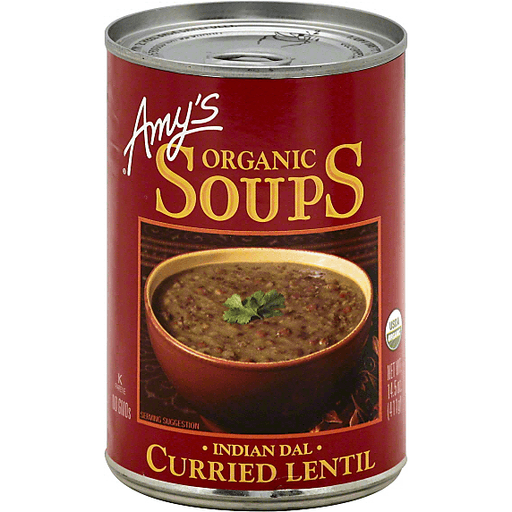 Amy's Organic Curried Lentil Soup, Indian Dal, 14.5 Oz