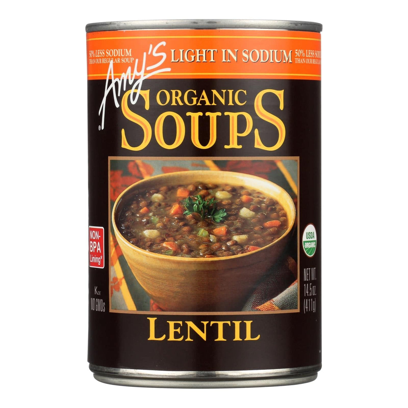 Amy's Organic Soups Lentil Light In Sodium - 4.5oz