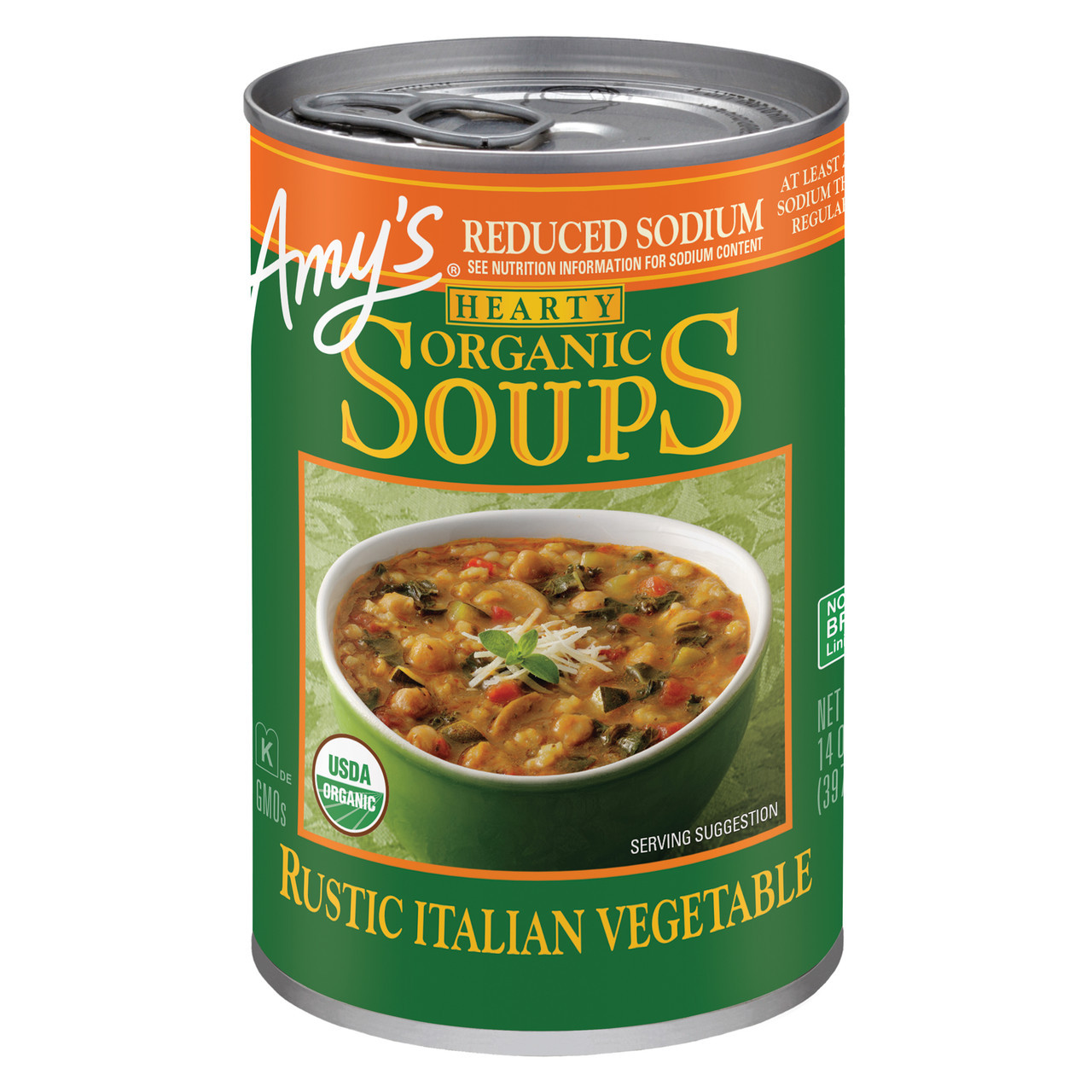 Amy's Reduced Sodium Rustic Italian Vegetable Hearty Organic Soup