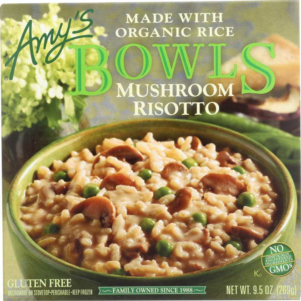 Amy's Bowls Mushroom Risotto Gluten Free - 9.5oz