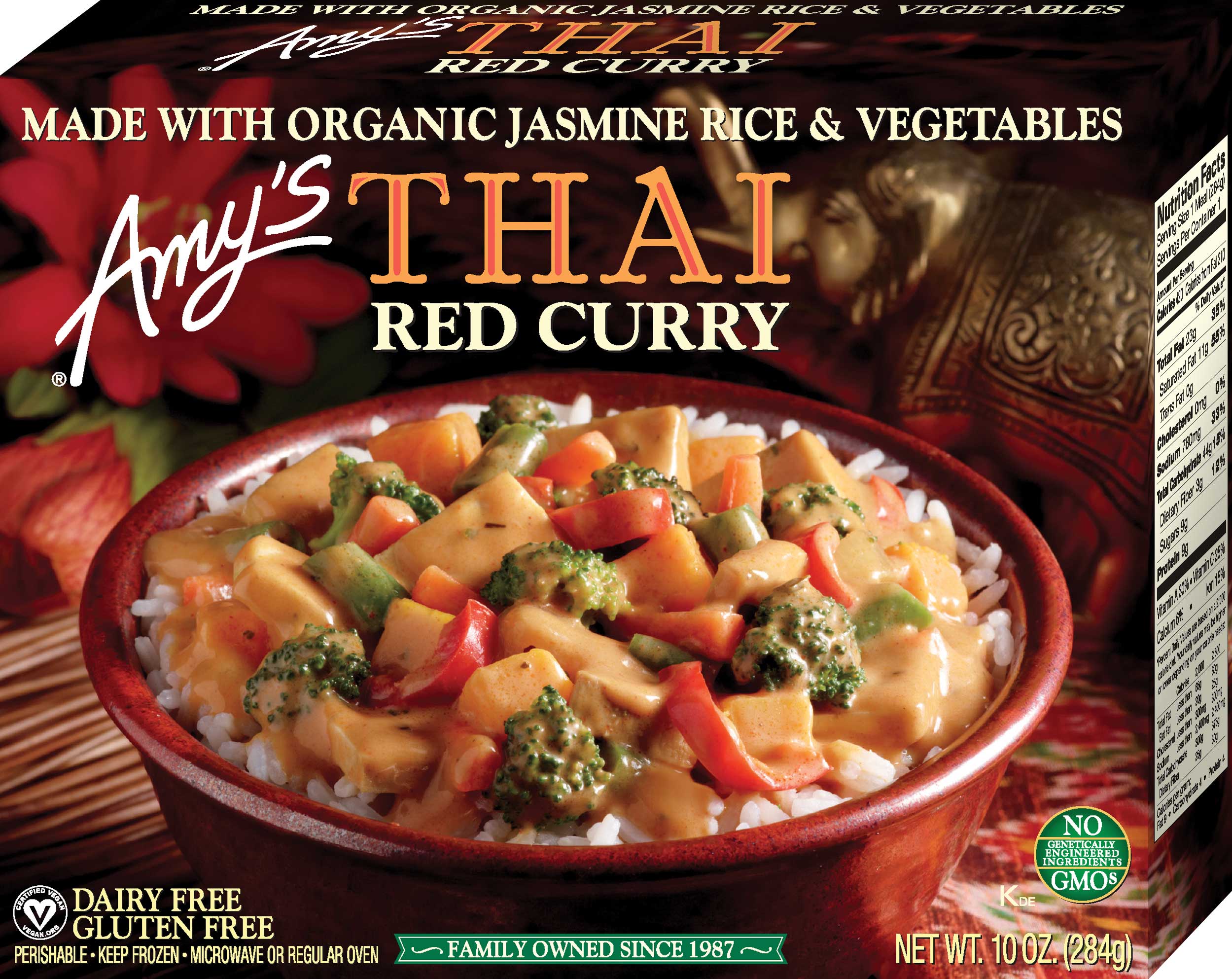 Amy's Thai Red Curry Frozen Meal