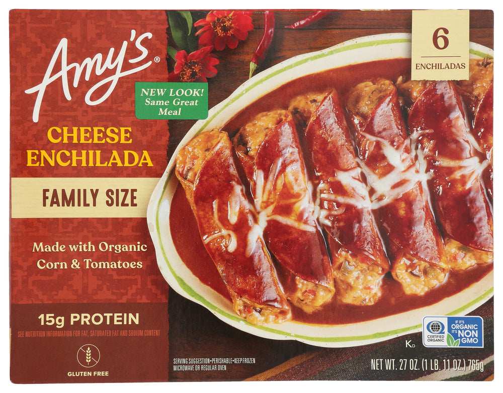 Amy's Enchilada, Cheese, Family Size 27 Oz