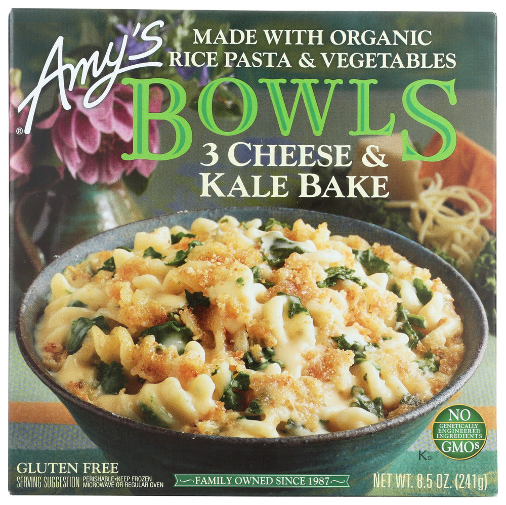 Amy's 3 Cheese & Kale Bake Bowl 8.50 Oz