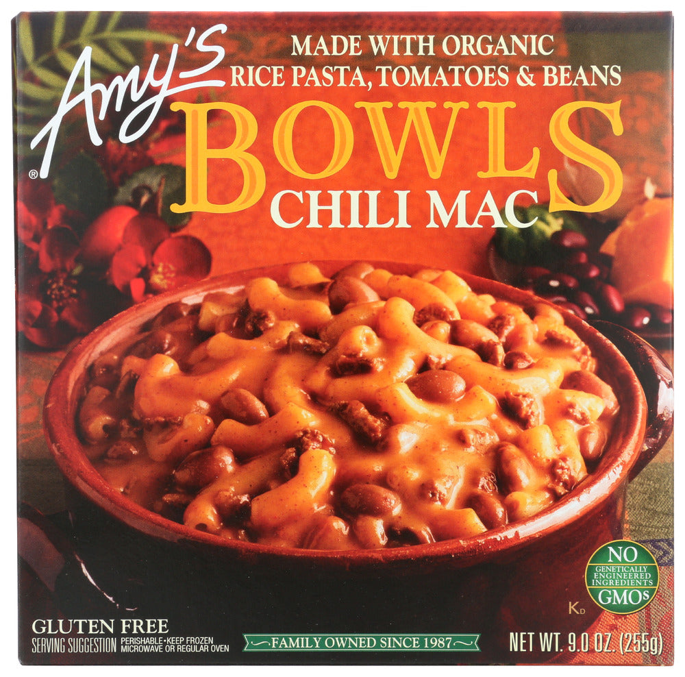 Amy's Kitchen Bowls Chili Mac 9.00 Oz
