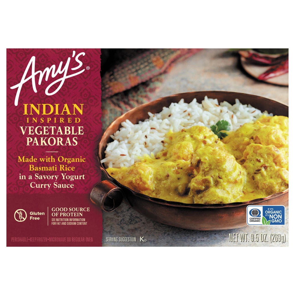 Amy's Vegetable Pakoras, Indian Inspired 9.5 Oz