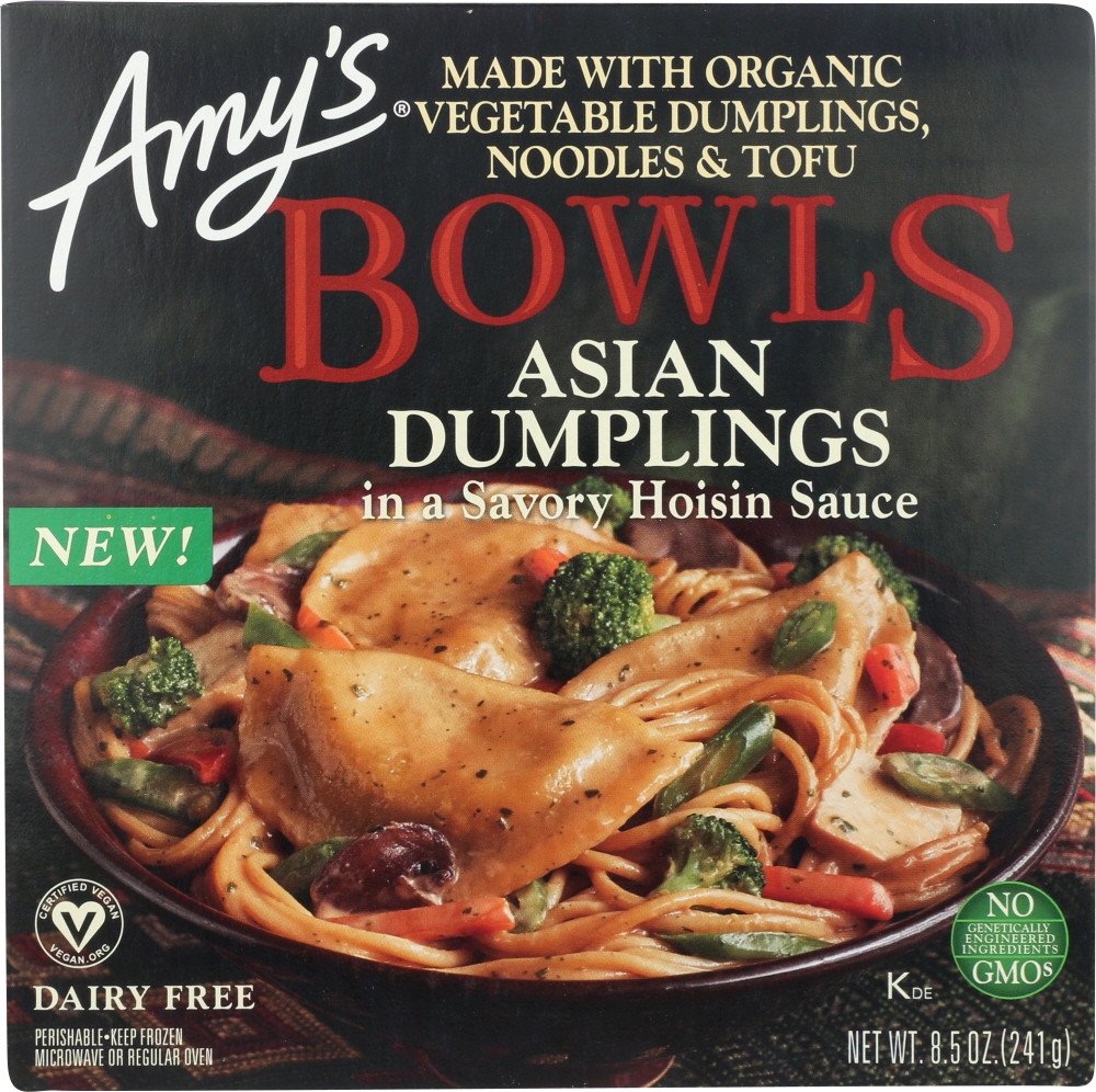 Amy's Bowls Asian Dumplings 8.5 Oz