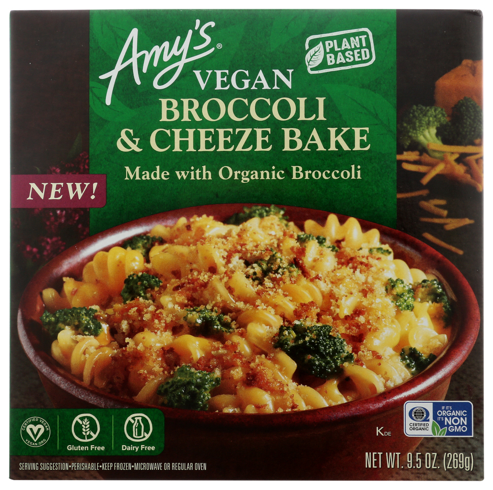 Amy's Gluten Free Vegan Broccoli Cheeze Bake Bowl