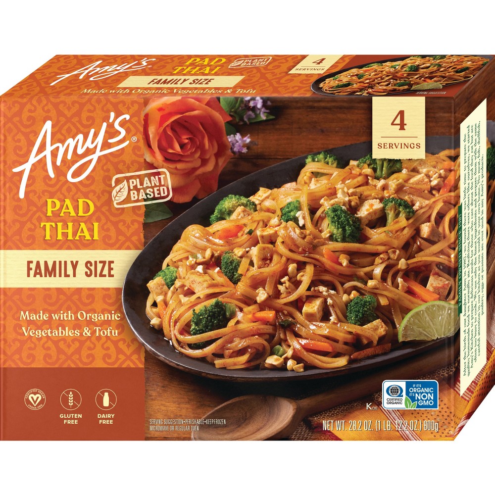 Amy's Family Size Frozen Pad Thai - 28.2oz