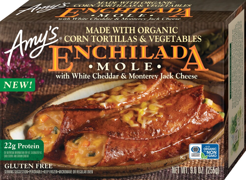 Amy's Mole Cheese Enchilada