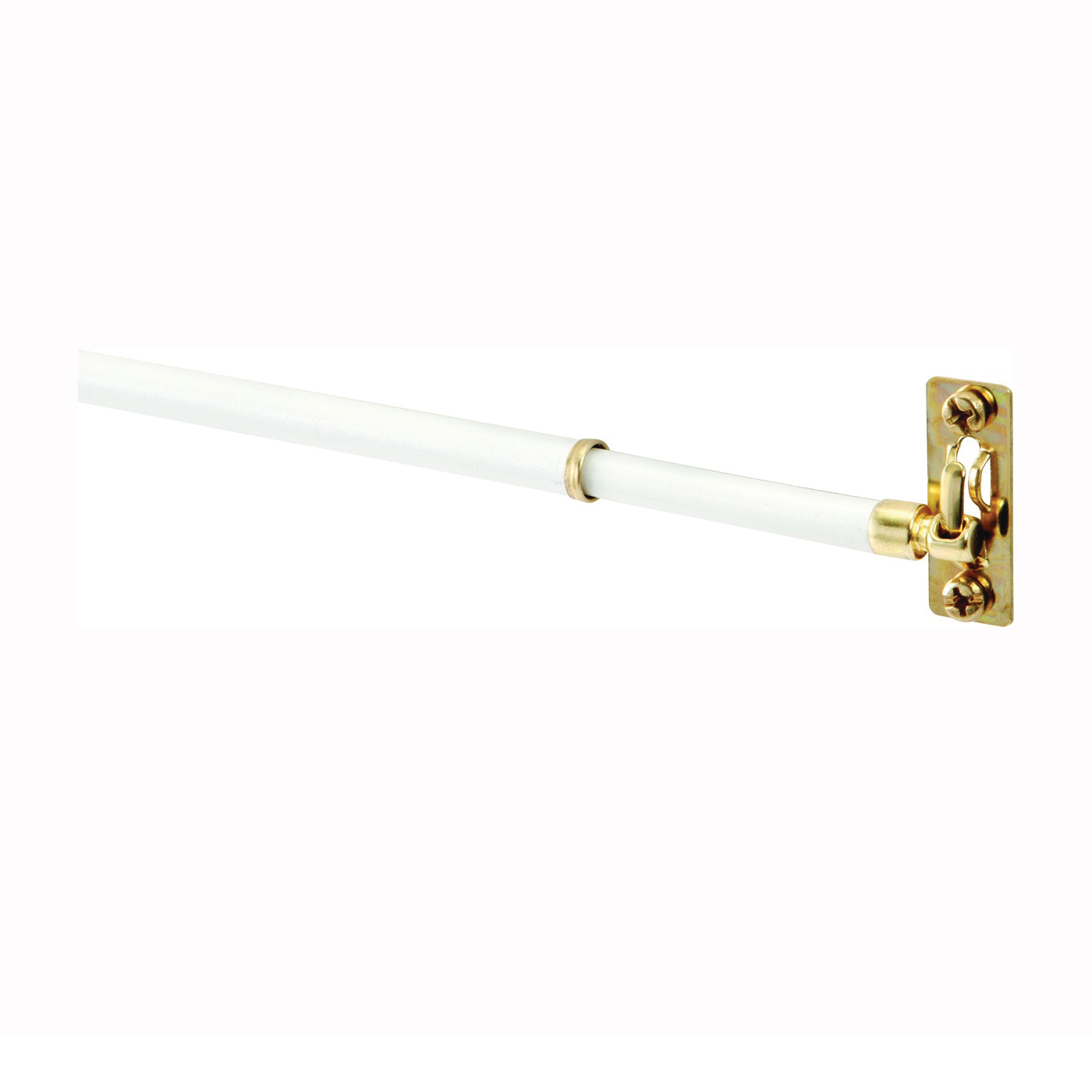 Kenney KN641-1 Swivel End Sash Rod, White, 21" - 38"