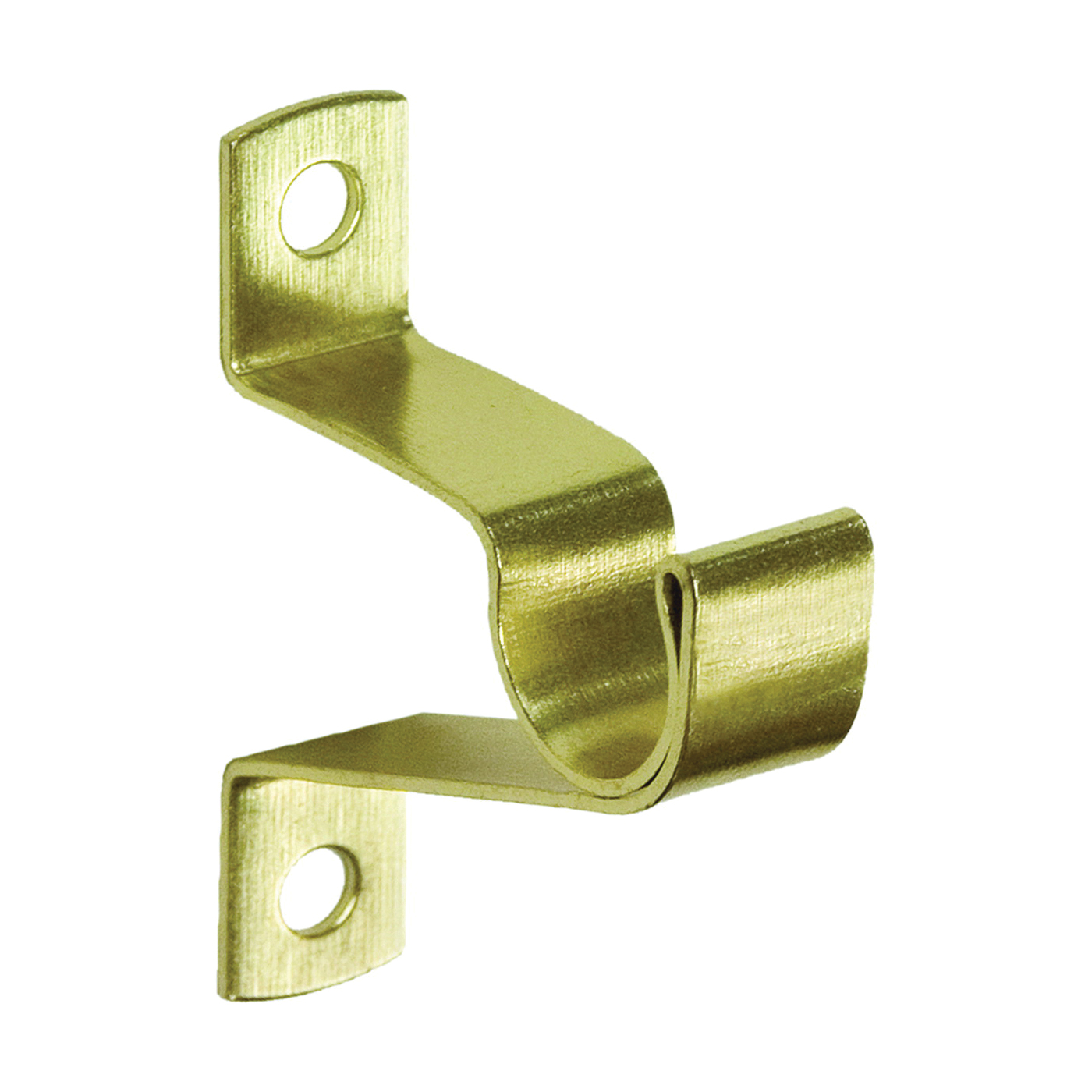 Kenney KN826 Cafe Rod Bracket, Decorative, Brass