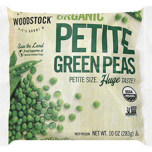 Woodstock Organic, Petite Green Peas - 10 Oz