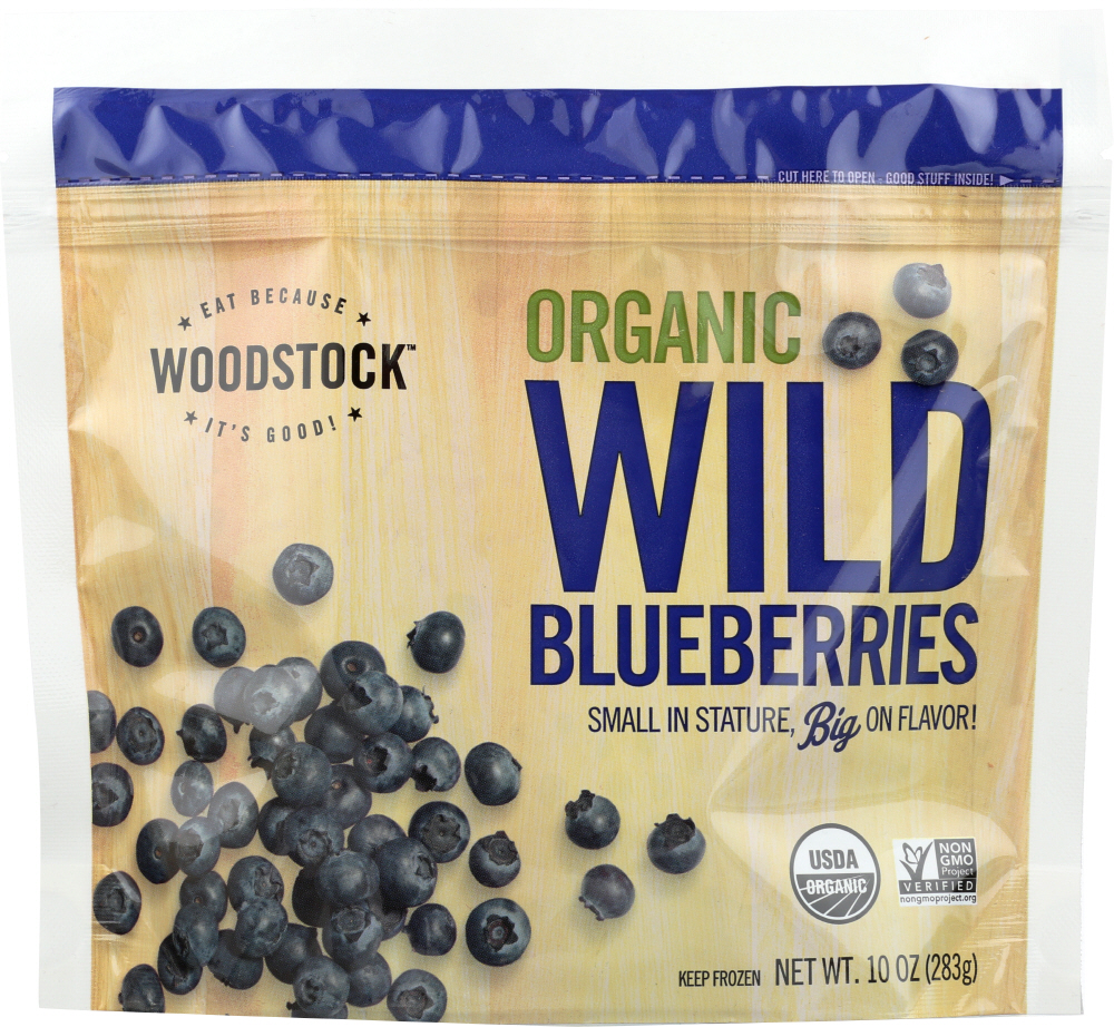 Woodstock Organic Frozen Wild Blueberries, 10 Oz