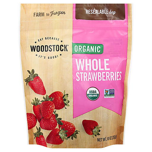 Woodstock Whole Organic Strawberries 10 Oz