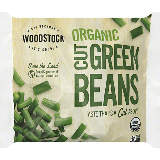 Woodstock Organic Frozen Cut Green Beans, 10 Oz