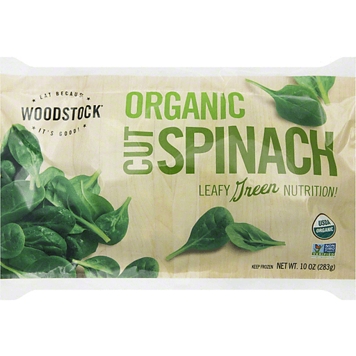 Woodstock Organic Cut Spinach 10 Oz