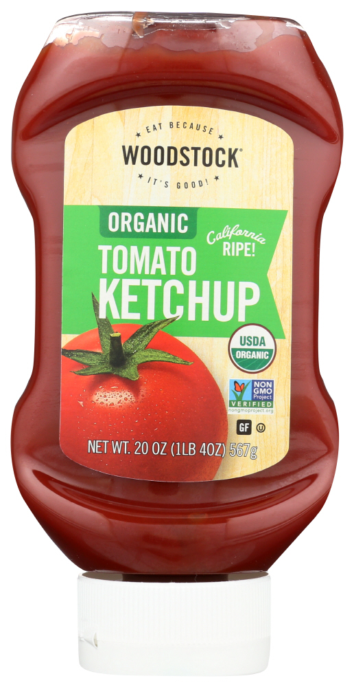 Woodstock Farms Organic Tomato Ketchup, 20 Oz