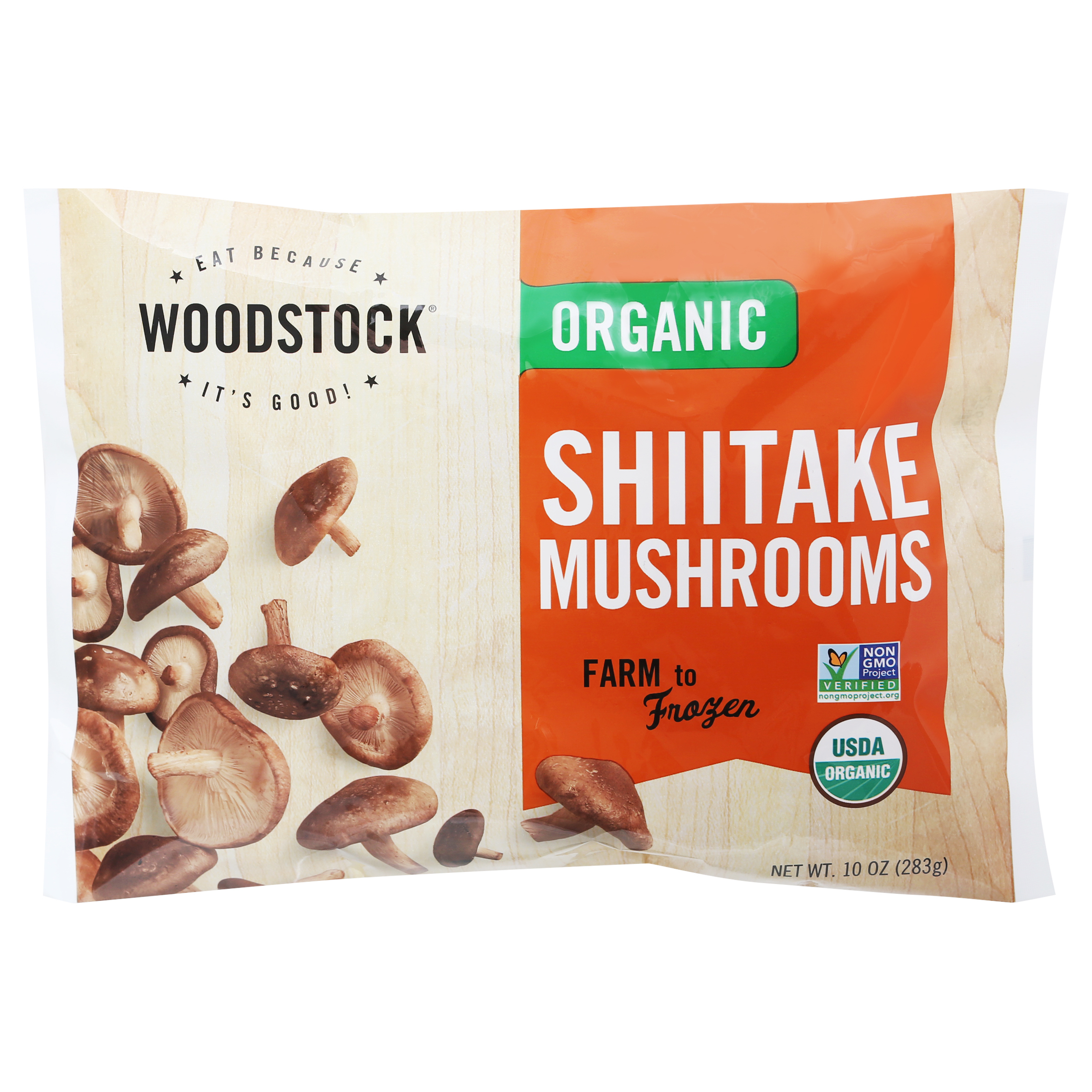 Woodstock Organic Frozen Shiitake Mushrooms, 10 Oz