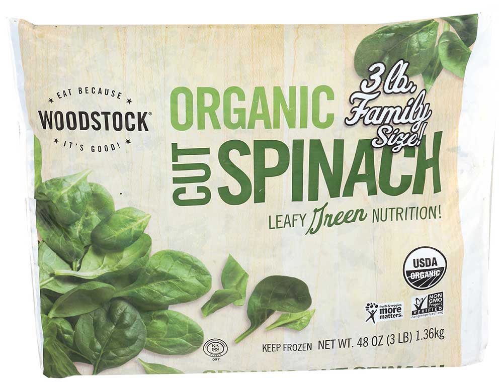 Woodstock Organic Cut Spinach 48 Oz