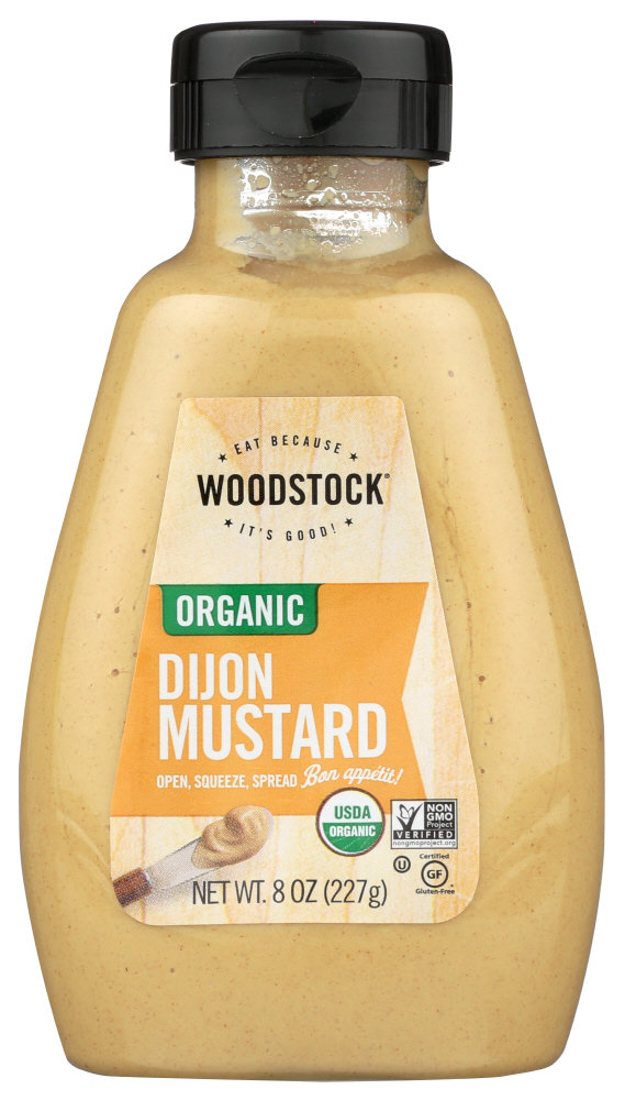 Woodstock Mustard, Organic, Dijon 8 Oz