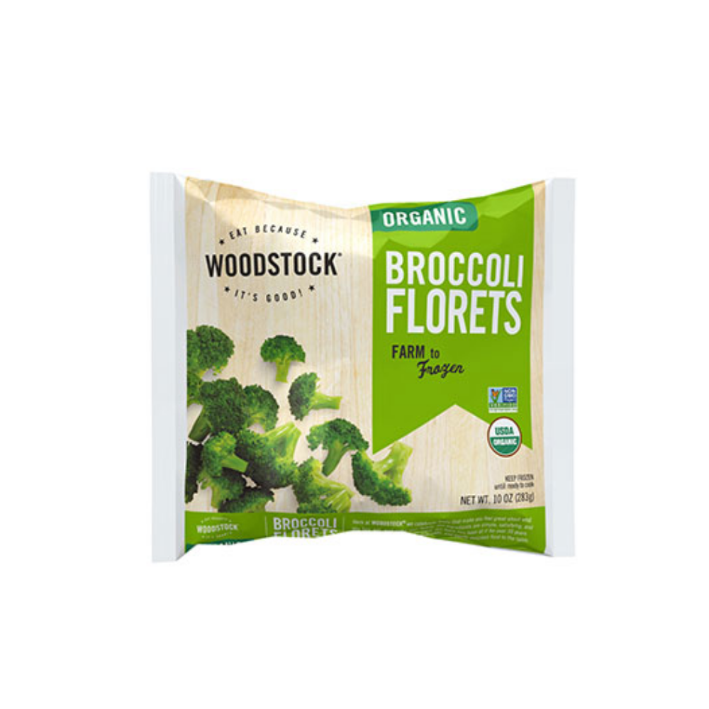 Woodstock Frozen Organic Broccoli Florets 283g