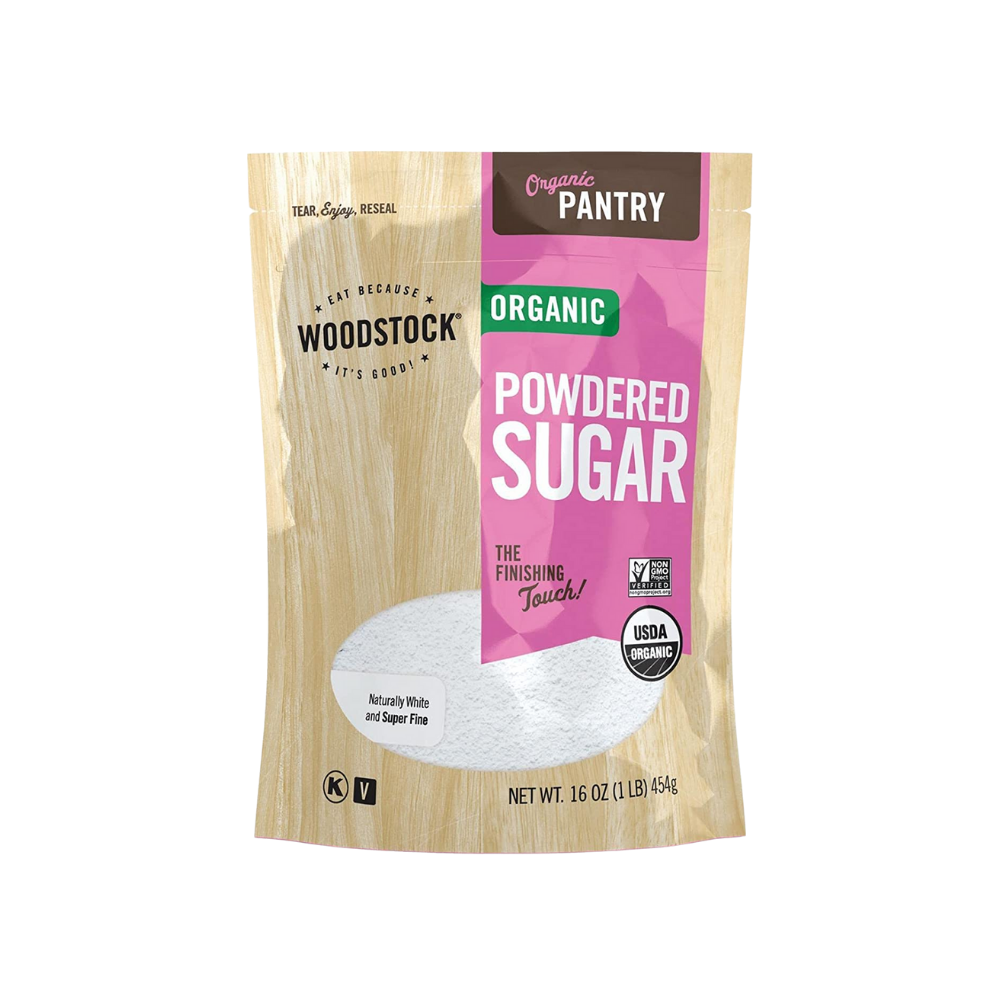 Woodstock Organic Powdered Sugar - Case Of 12/16 Oz