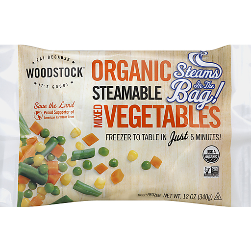 Woodstock Vegetables, Mixed, Organic, Steamable