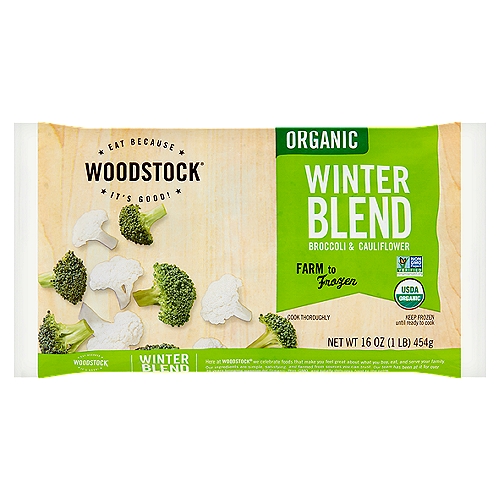 Woodstock Organic Winter Blend Broccoli & Cauliflower, 16 Oz