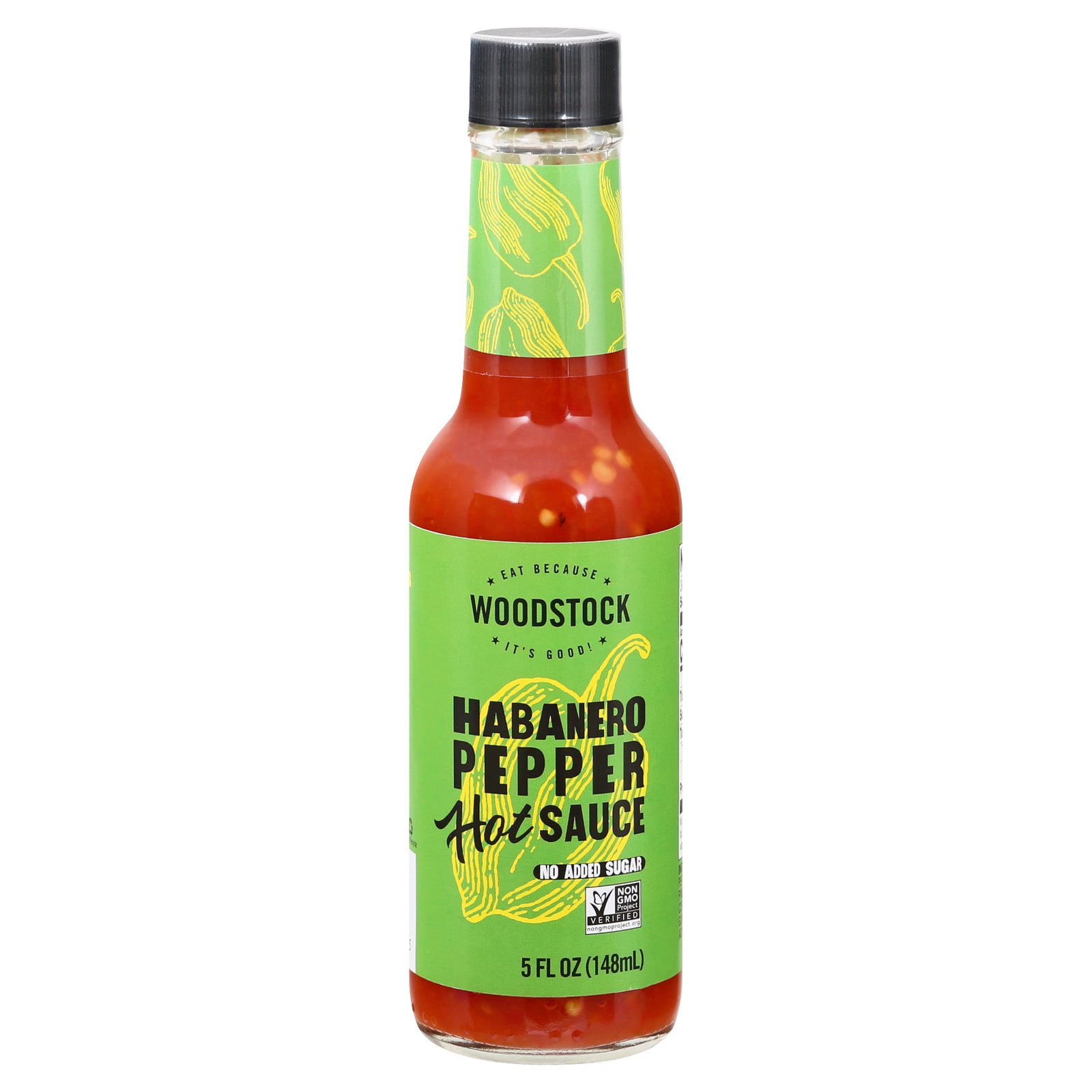 Woodstock Hot Sauce Habanero Pepper - Case Of 12-5 FZ