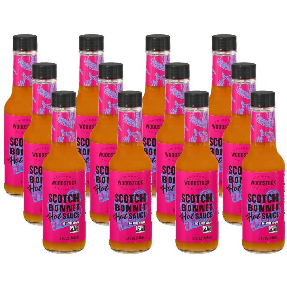Woodstock Scotch Bonnet Hot Sauce - Case Of 12/5 Oz