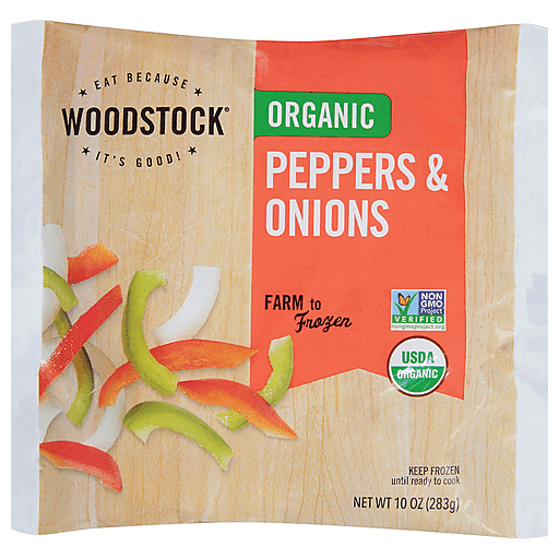 Woodstock Peppers & Onions, Organic 10 Oz