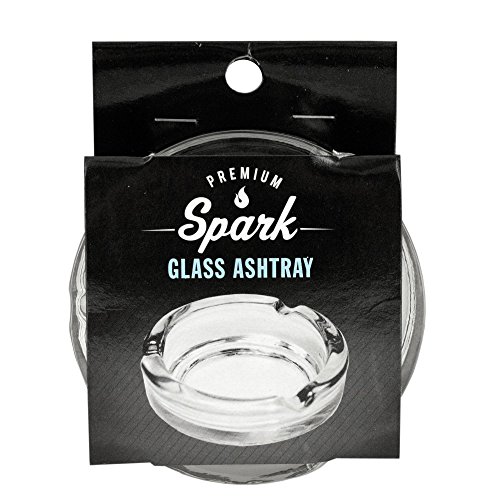 Kole Imports Premium Clear Glass Ashtray