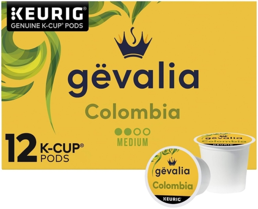 Gevalia Colombia Medium Roast K Cup Coffee Pods, 12 Ct Box