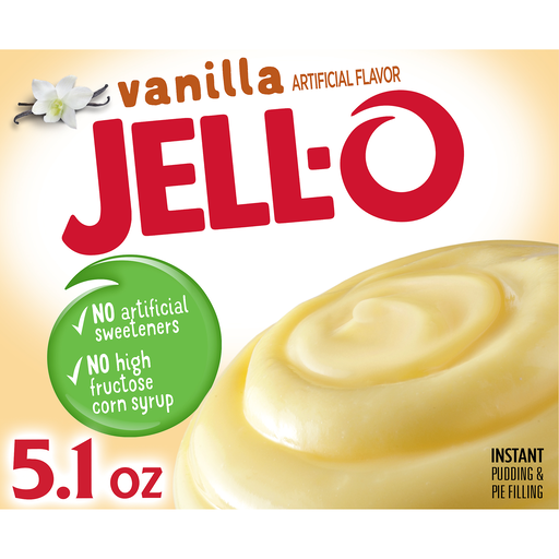 Jell-o Vanilla Instant Pudding & Pie Filling Mix, 5.1 Oz Box