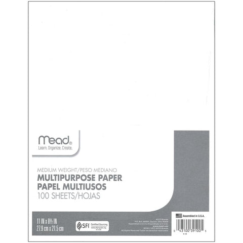 Mead Typing Paper, 100 Sheets